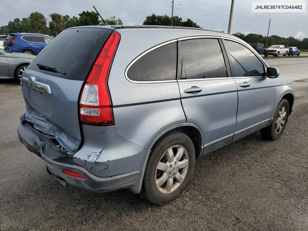 2007 Honda Cr-V Exl VIN: JHLRE38797C046482 Lot: 73215184