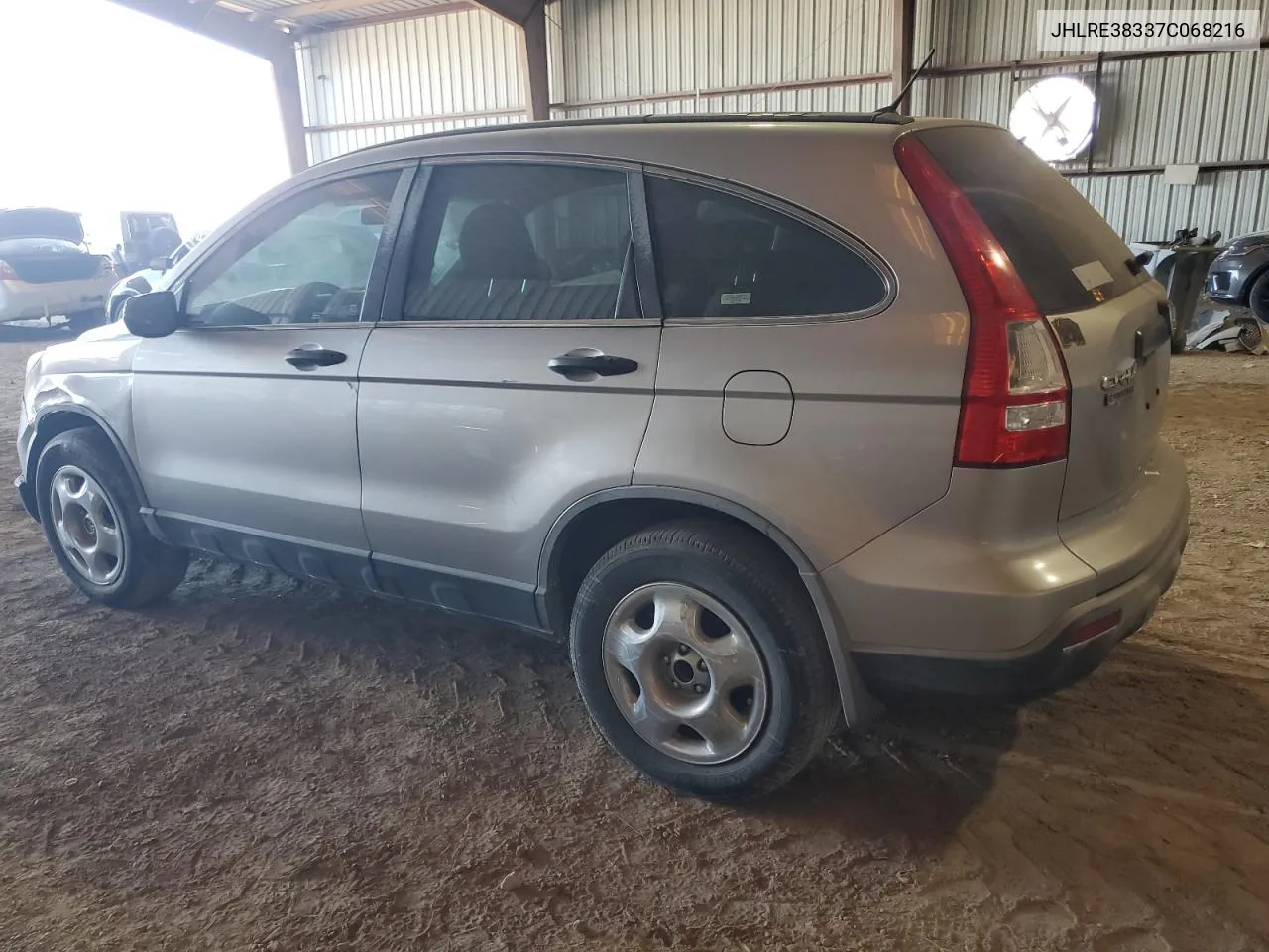 2007 Honda Cr-V Lx VIN: JHLRE38337C068216 Lot: 73239764