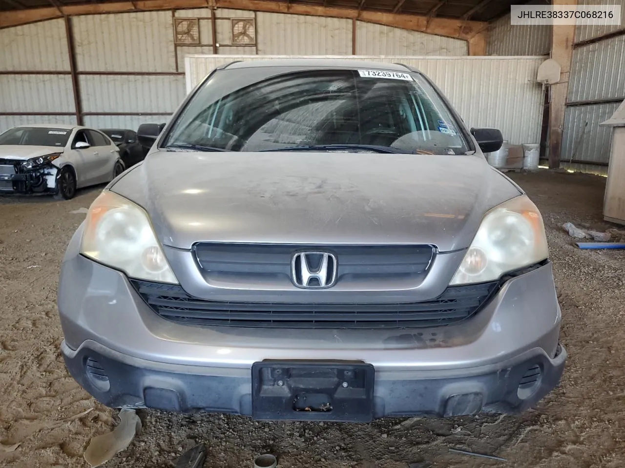 2007 Honda Cr-V Lx VIN: JHLRE38337C068216 Lot: 73239764