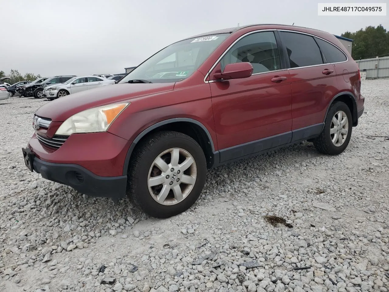 2007 Honda Cr-V Exl VIN: JHLRE48717C049575 Lot: 73275904