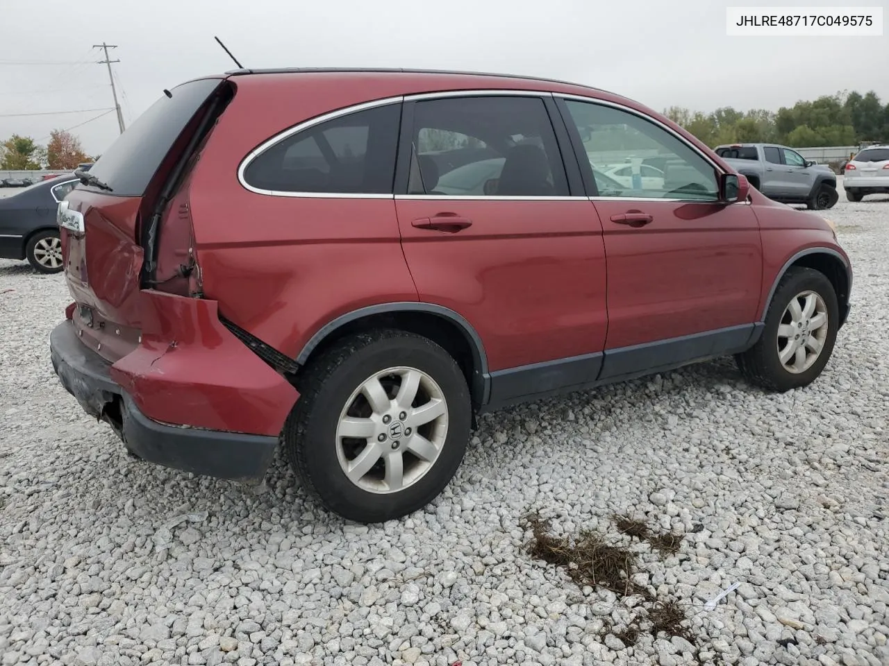 2007 Honda Cr-V Exl VIN: JHLRE48717C049575 Lot: 73275904