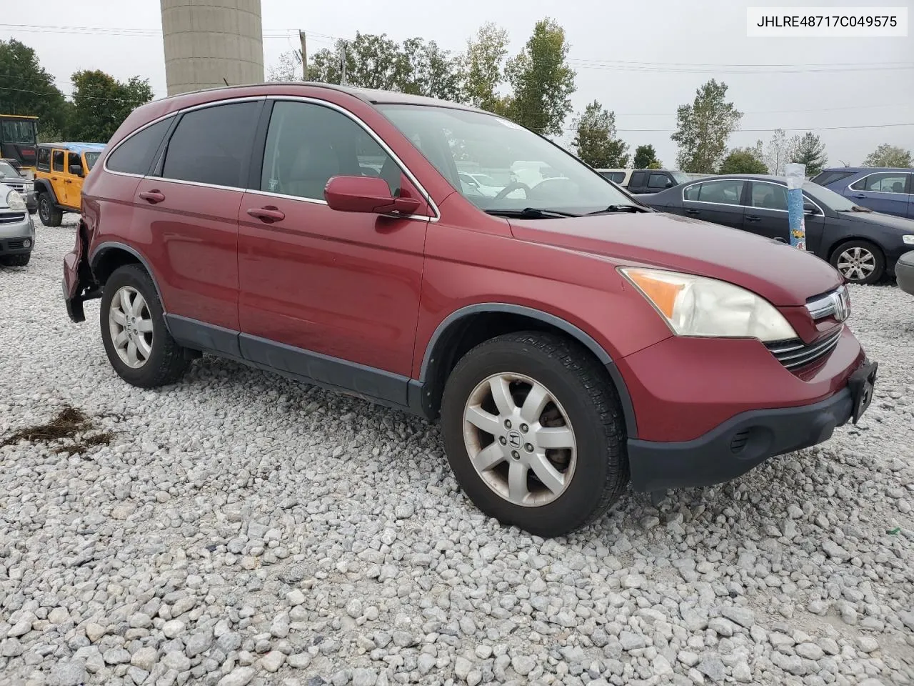 2007 Honda Cr-V Exl VIN: JHLRE48717C049575 Lot: 73275904