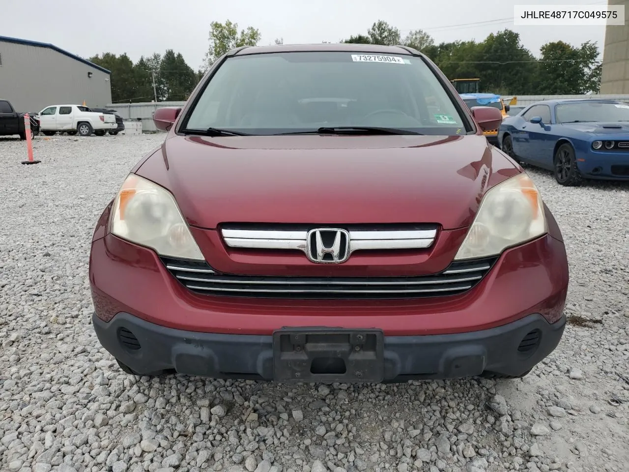 2007 Honda Cr-V Exl VIN: JHLRE48717C049575 Lot: 73275904