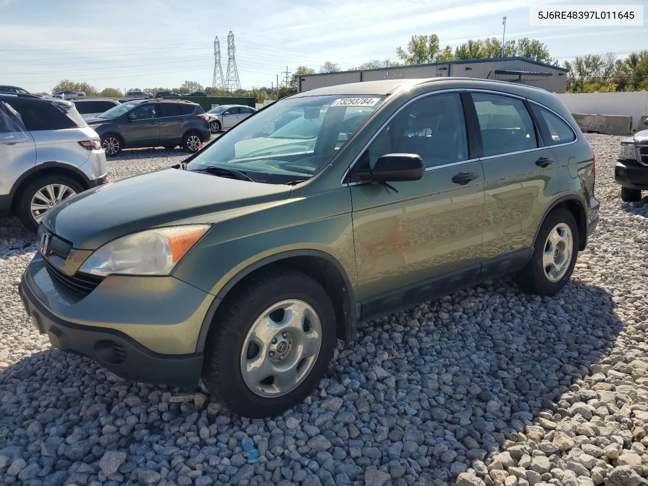 2007 Honda Cr-V Lx VIN: 5J6RE48397L011645 Lot: 73293784