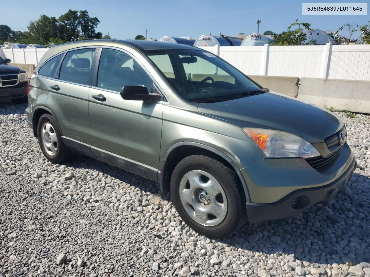 2007 Honda Cr-V Lx VIN: 5J6RE48397L011645 Lot: 73293784