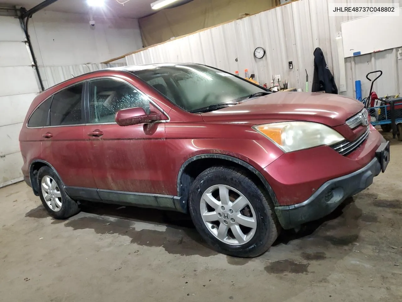 2007 Honda Cr-V Exl VIN: JHLRE48737C048802 Lot: 73308794