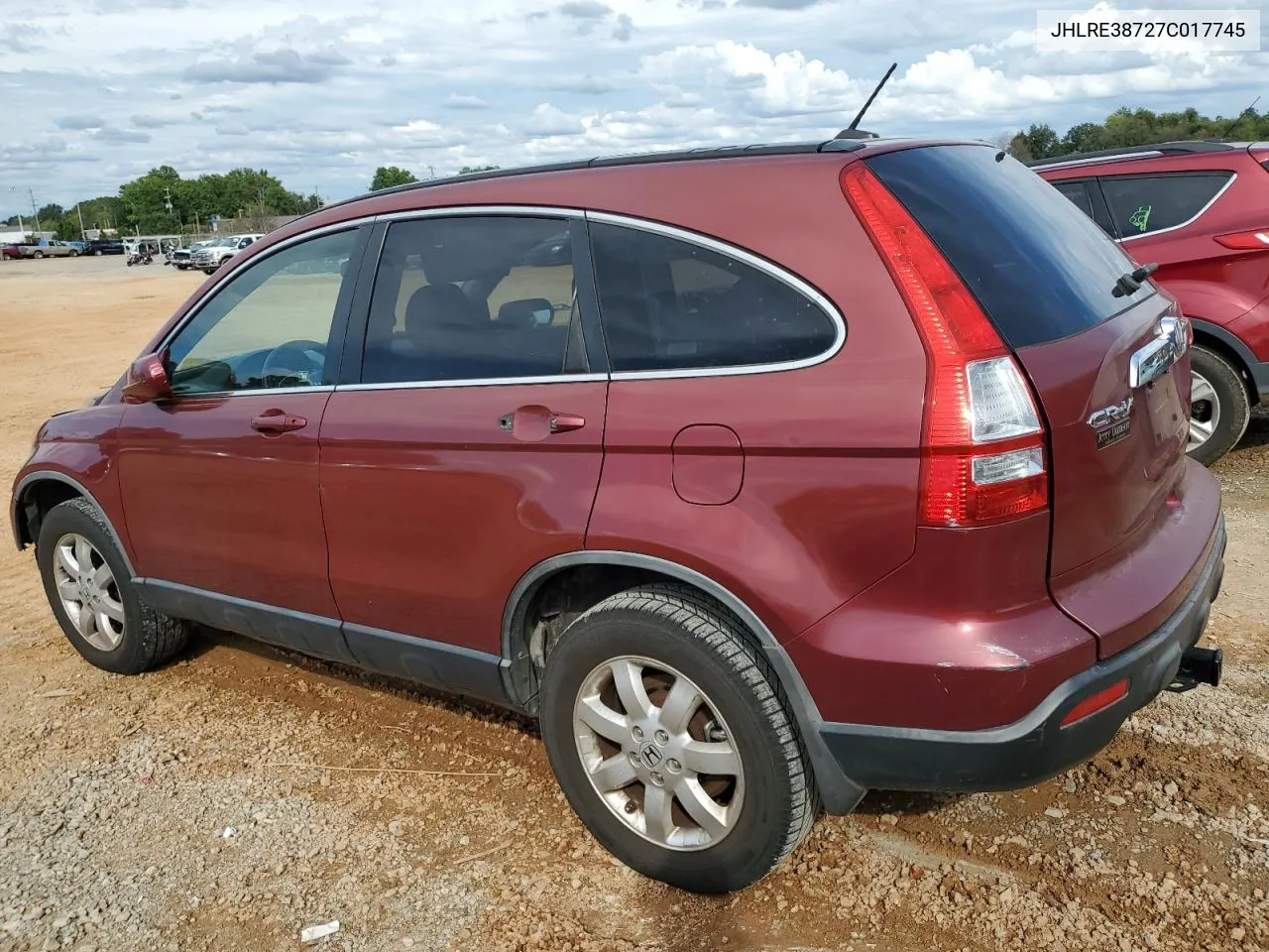 2007 Honda Cr-V Exl VIN: JHLRE38727C017745 Lot: 73359314