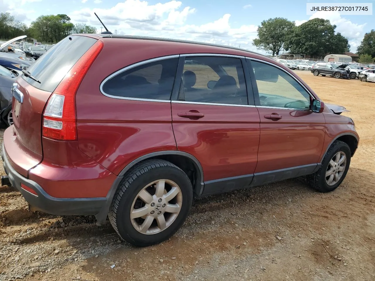 JHLRE38727C017745 2007 Honda Cr-V Exl