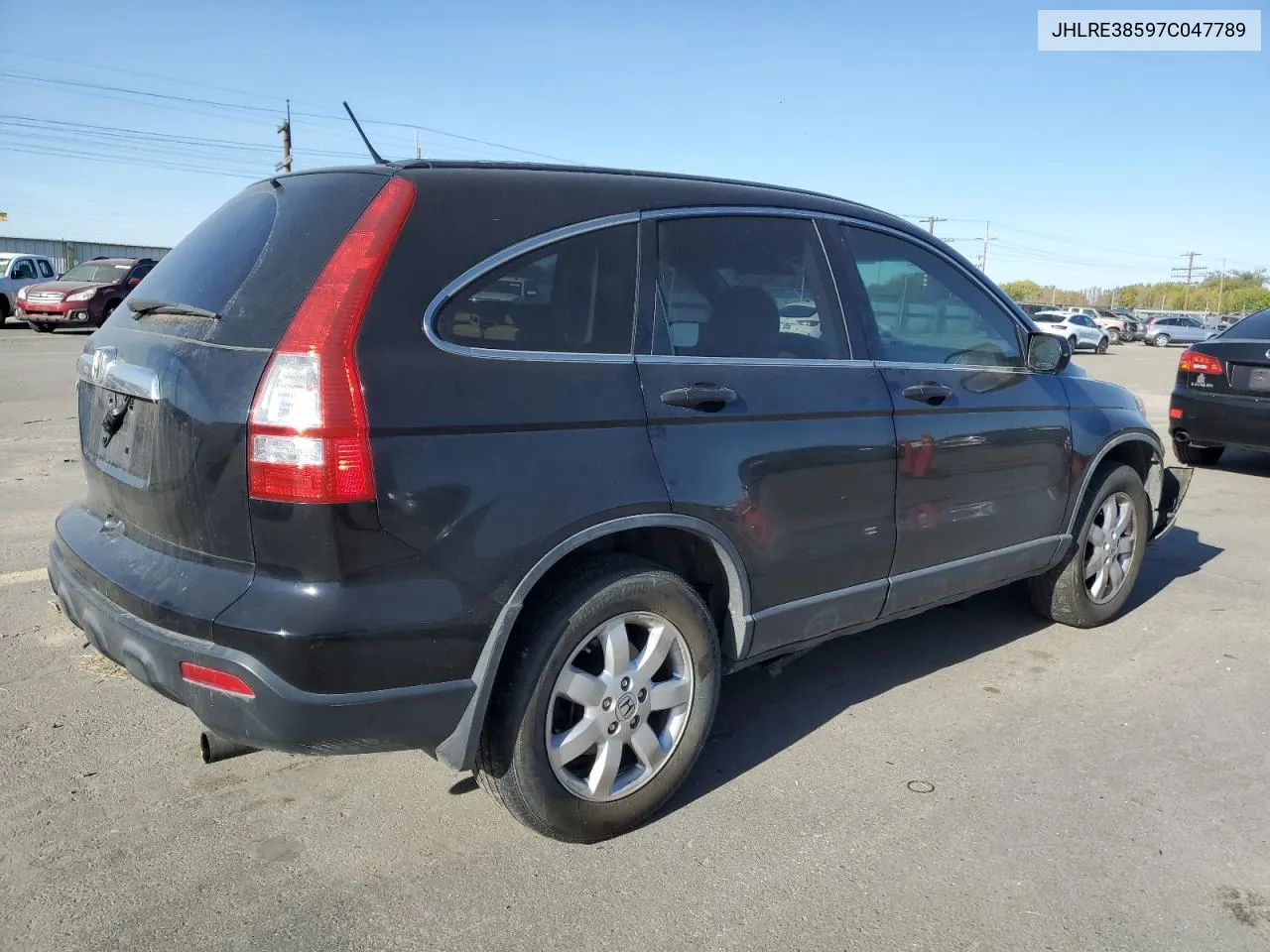 2007 Honda Cr-V Ex VIN: JHLRE38597C047789 Lot: 73425364