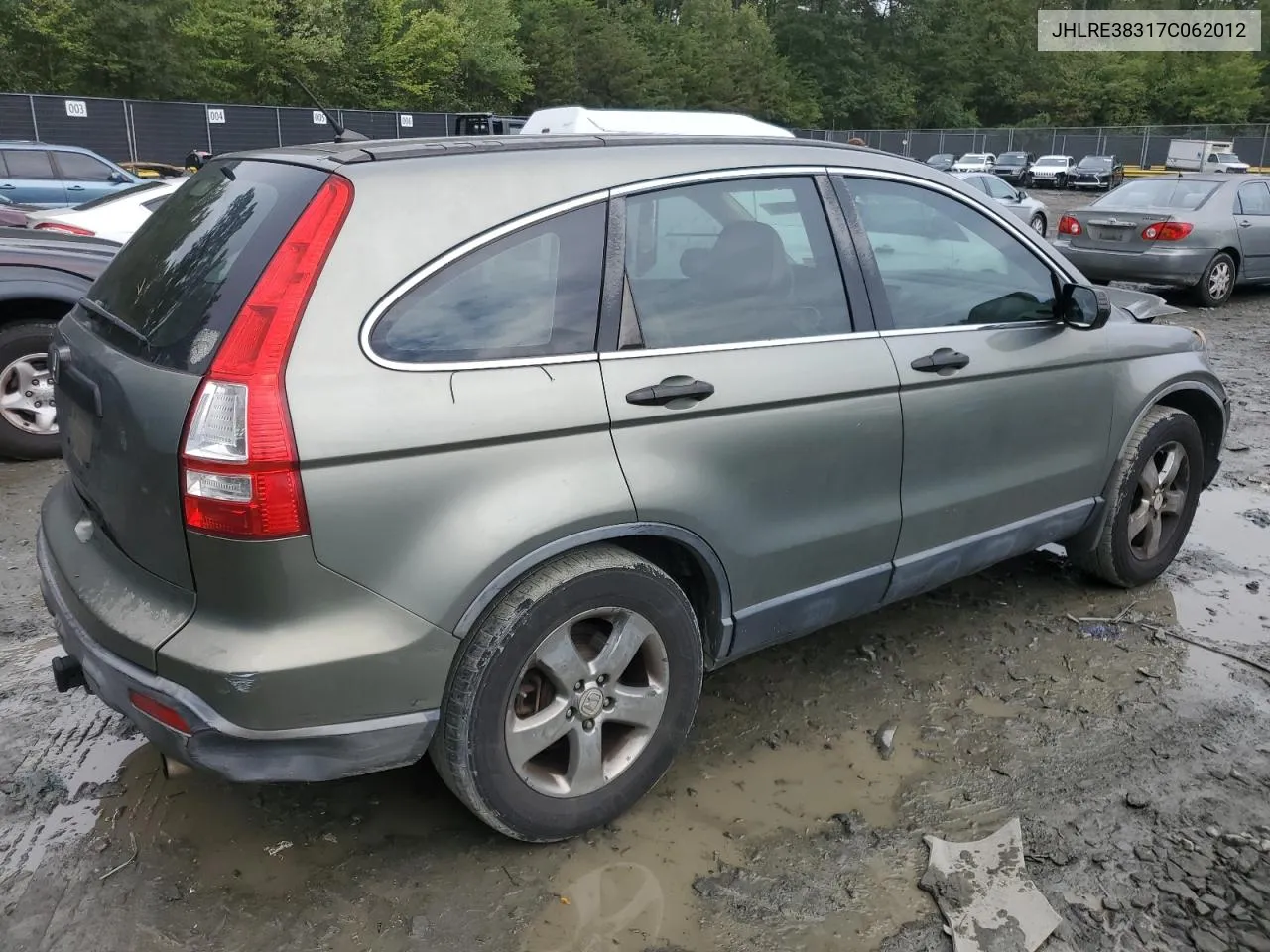 2007 Honda Cr-V Lx VIN: JHLRE38317C062012 Lot: 73456194