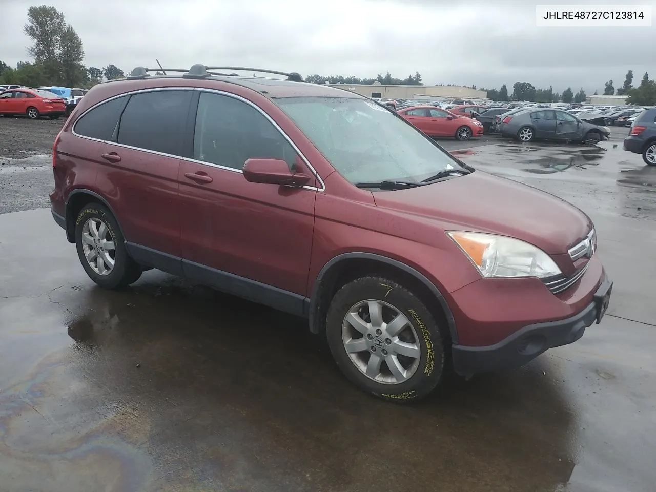 2007 Honda Cr-V Exl VIN: JHLRE48727C123814 Lot: 73519654