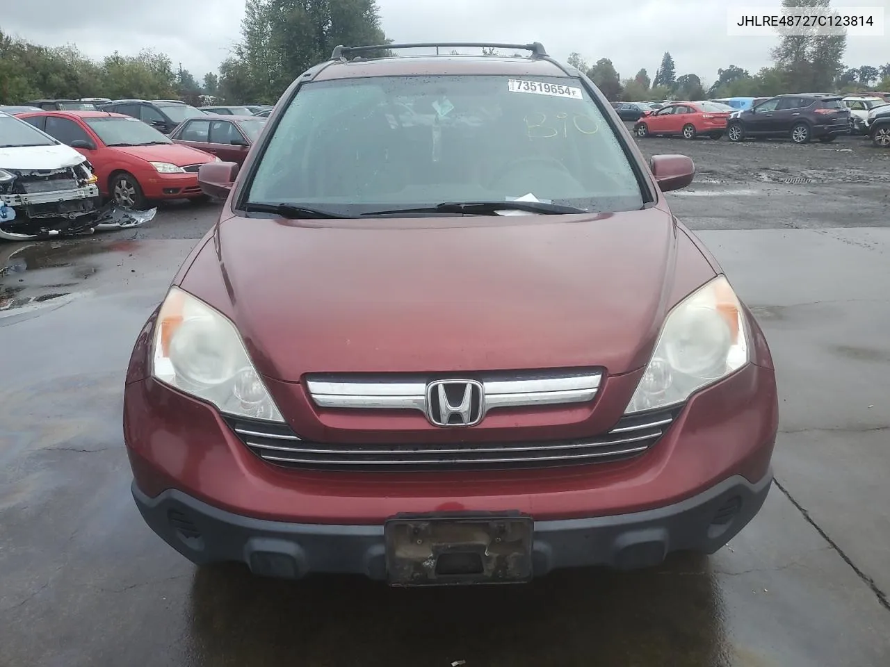 JHLRE48727C123814 2007 Honda Cr-V Exl