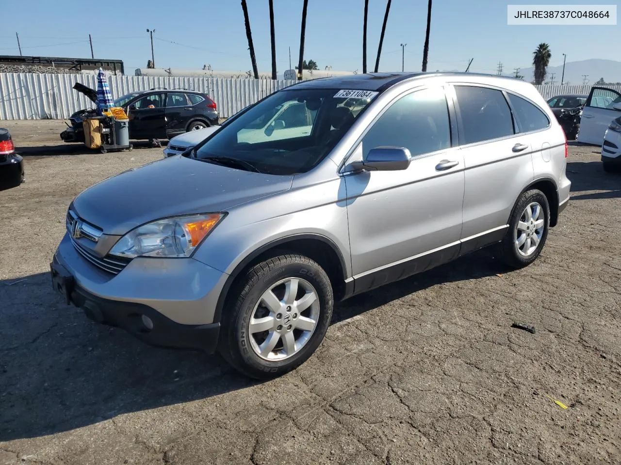 JHLRE38737C048664 2007 Honda Cr-V Exl