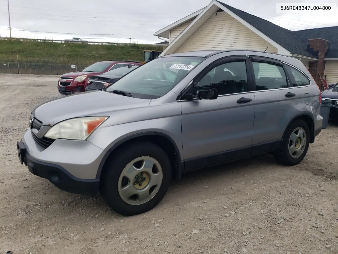 2007 Honda Cr-V Lx VIN: 5J6RE48347L004800 Lot: 73614274