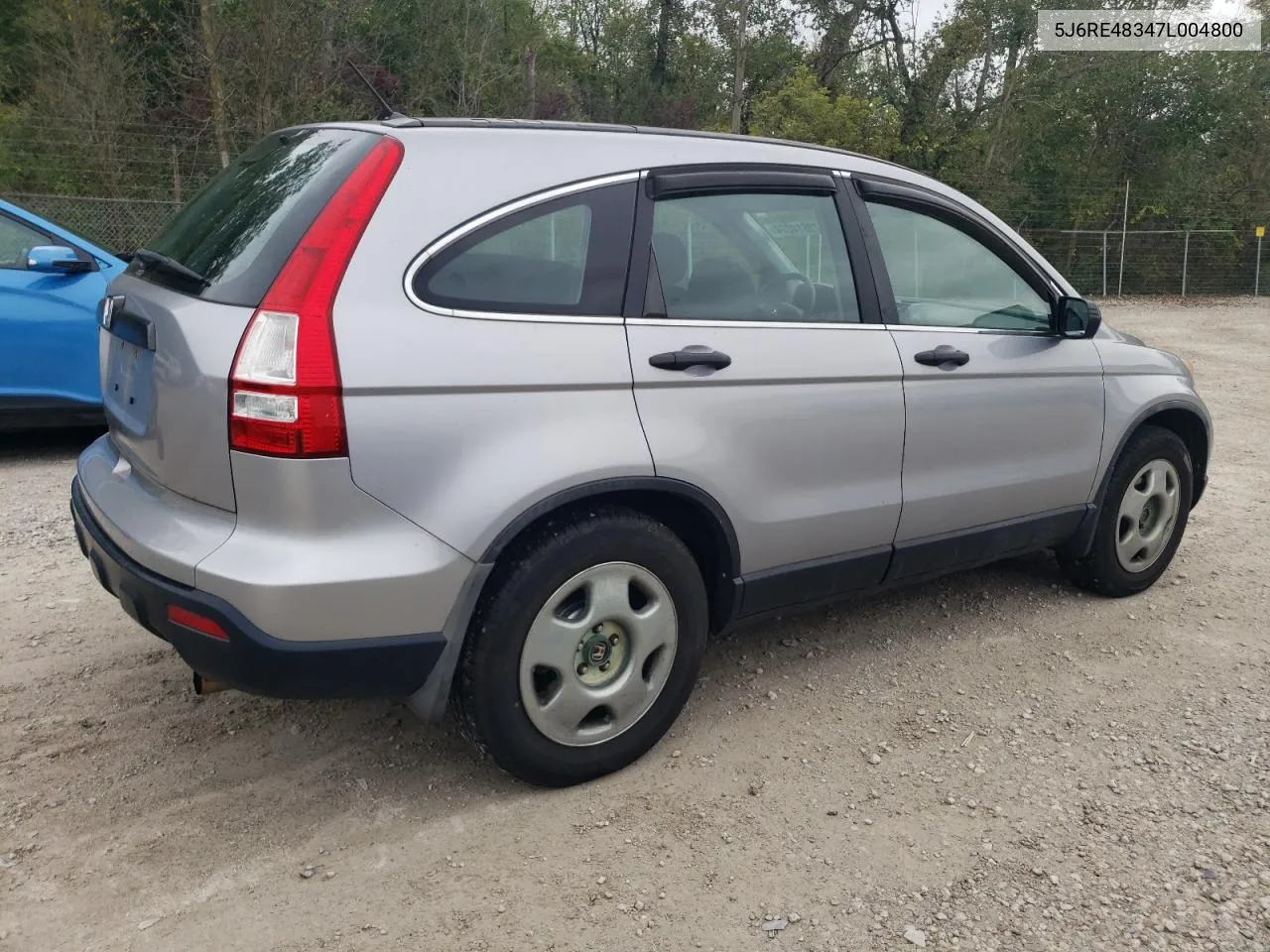 2007 Honda Cr-V Lx VIN: 5J6RE48347L004800 Lot: 73614274