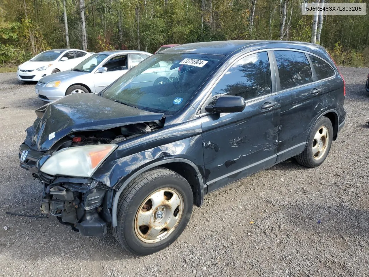 2007 Honda Cr-V Lx VIN: 5J6RE483X7L803206 Lot: 73728984