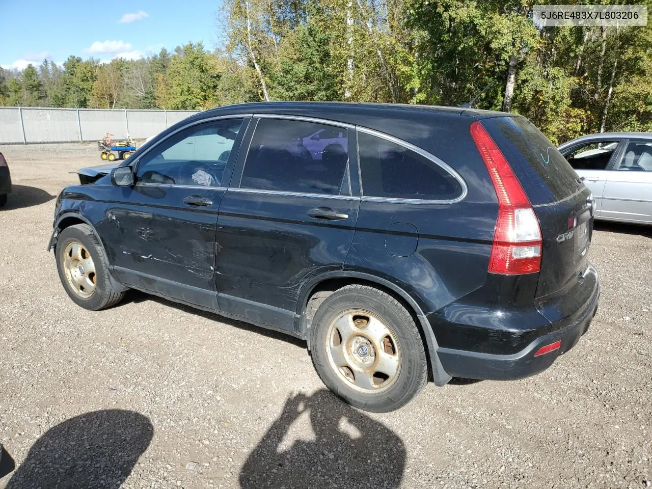 2007 Honda Cr-V Lx VIN: 5J6RE483X7L803206 Lot: 73728984