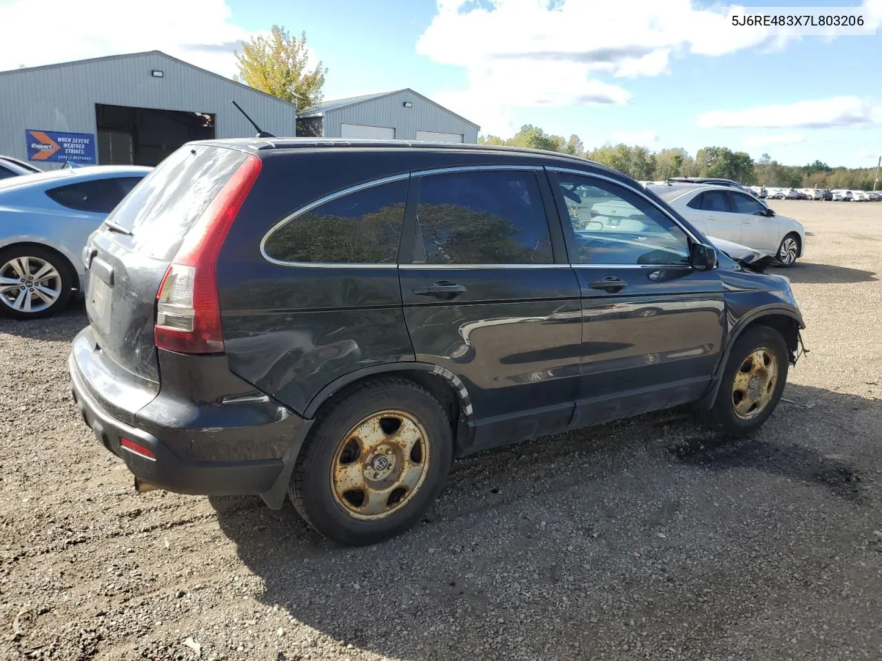 2007 Honda Cr-V Lx VIN: 5J6RE483X7L803206 Lot: 73728984