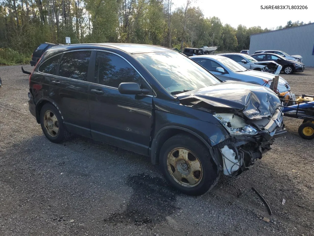 2007 Honda Cr-V Lx VIN: 5J6RE483X7L803206 Lot: 73728984