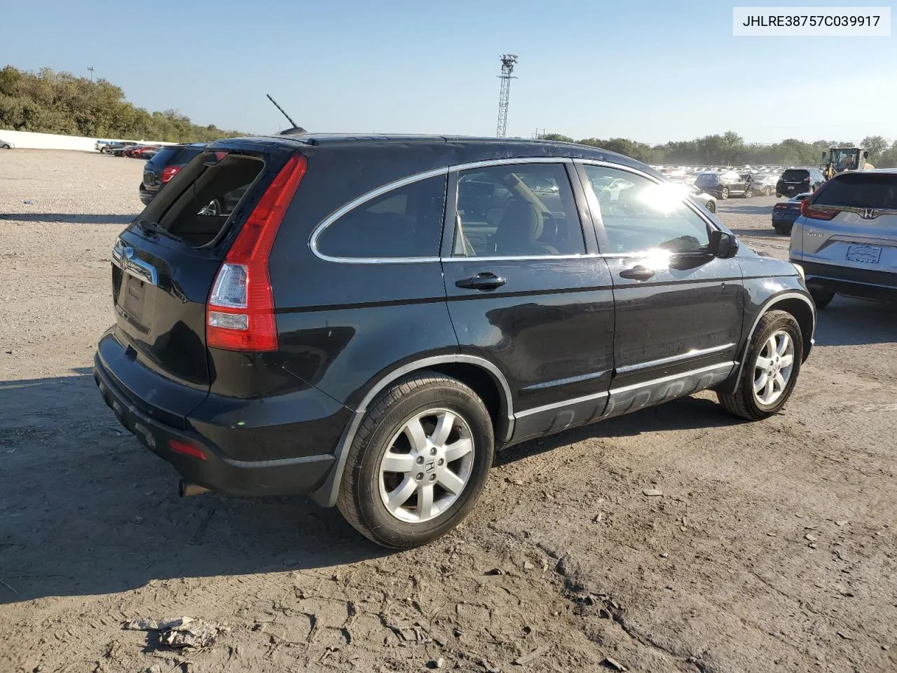 2007 Honda Cr-V Exl VIN: JHLRE38757C039917 Lot: 73749394