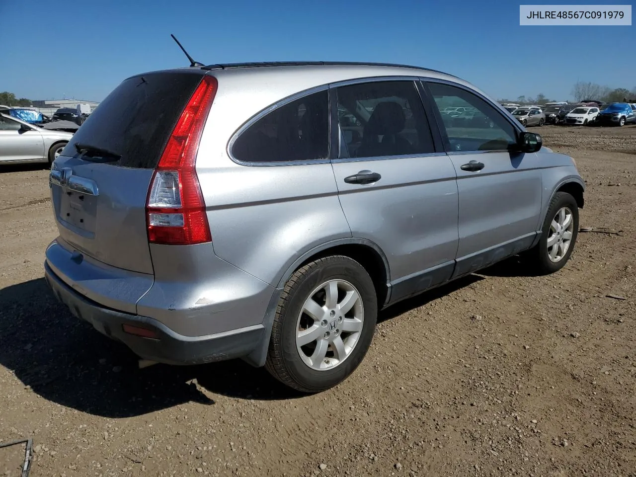 2007 Honda Cr-V Ex VIN: JHLRE48567C091979 Lot: 73759324