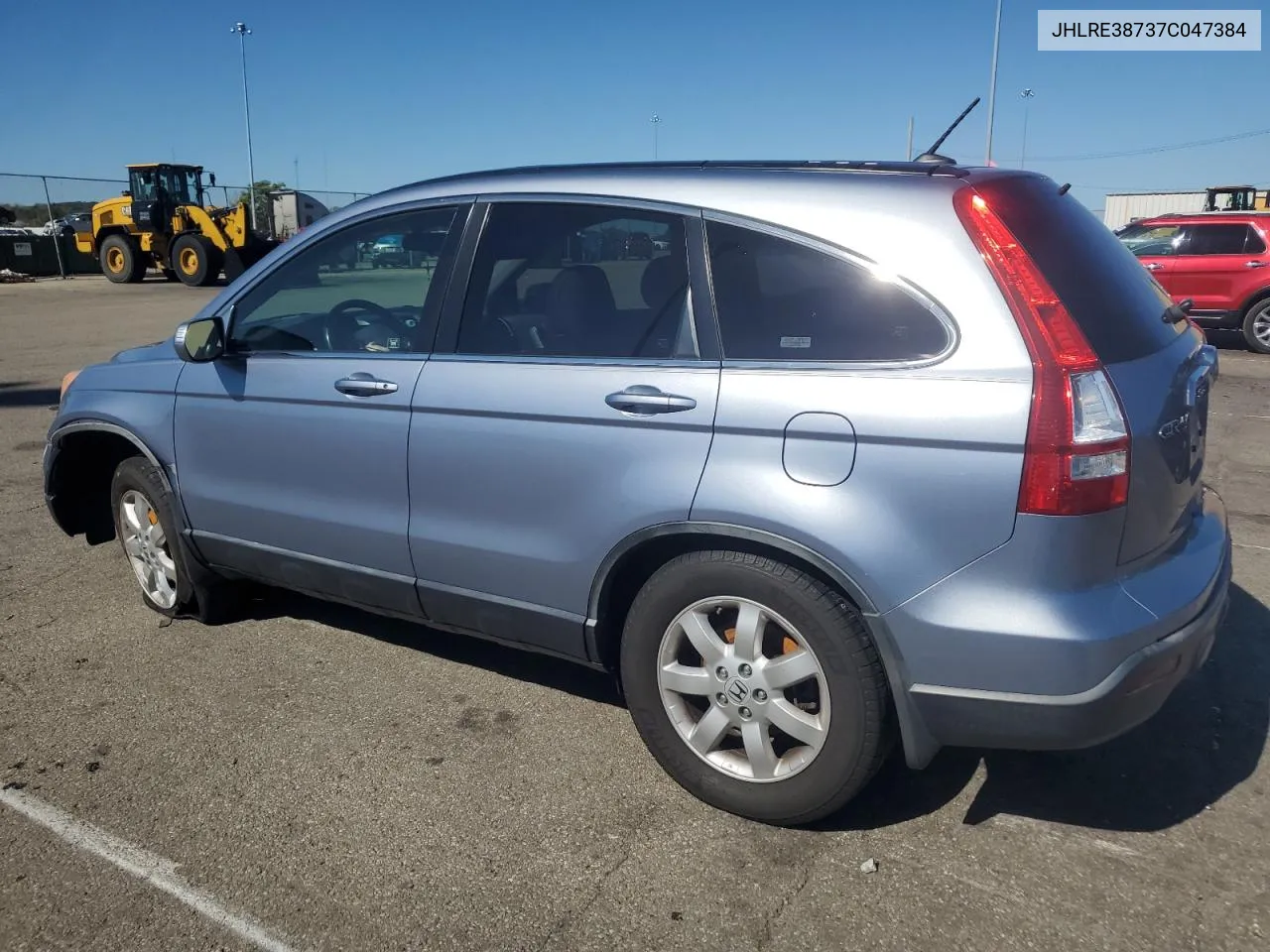 2007 Honda Cr-V Exl VIN: JHLRE38737C047384 Lot: 73777004