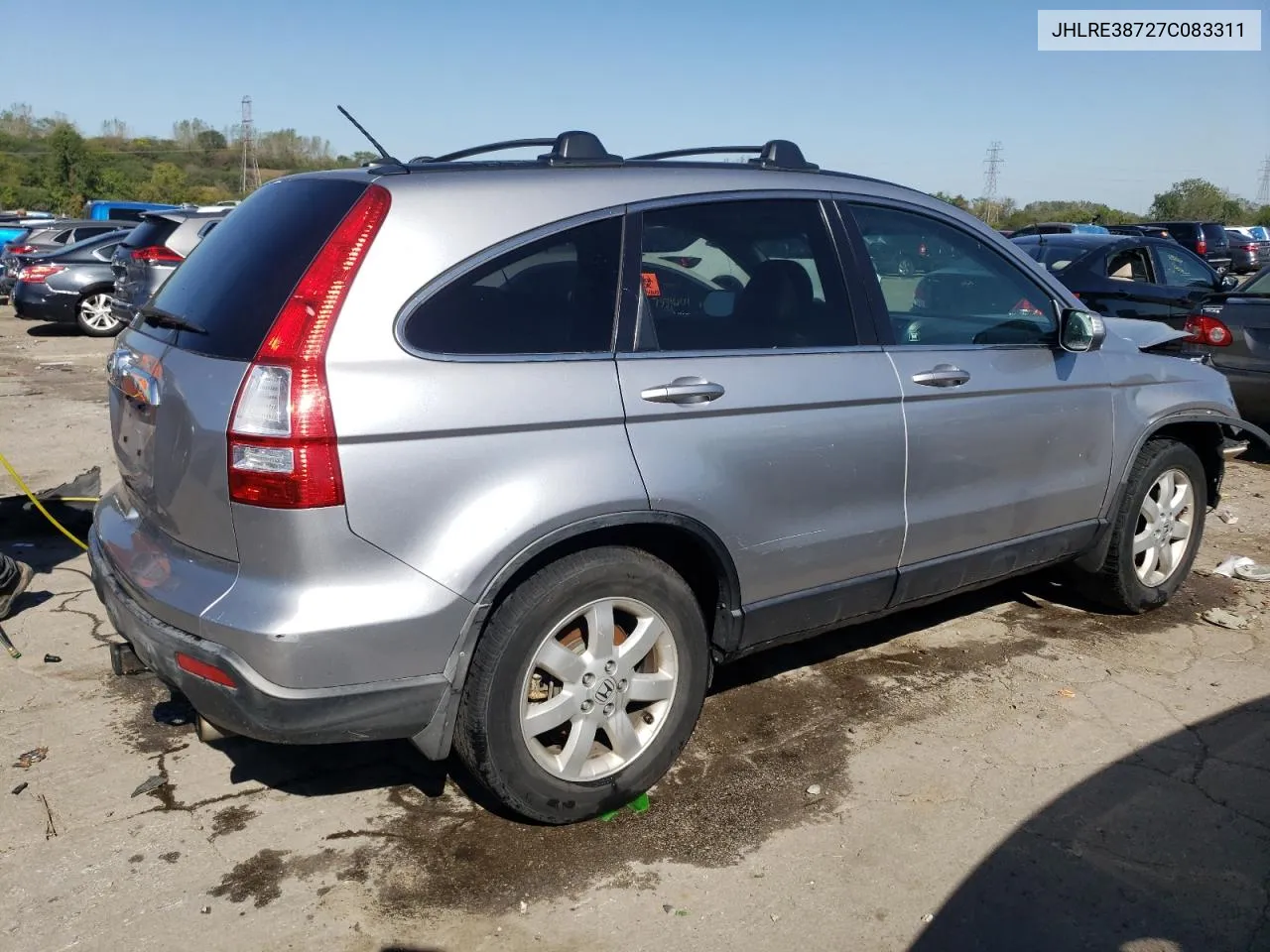 2007 Honda Cr-V Exl VIN: JHLRE38727C083311 Lot: 73936824