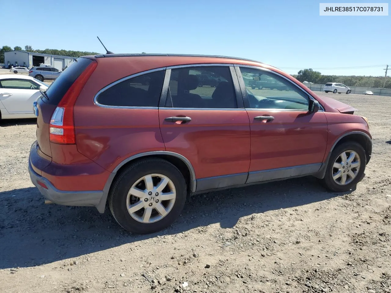 2007 Honda Cr-V Ex VIN: JHLRE38517C078731 Lot: 74011334