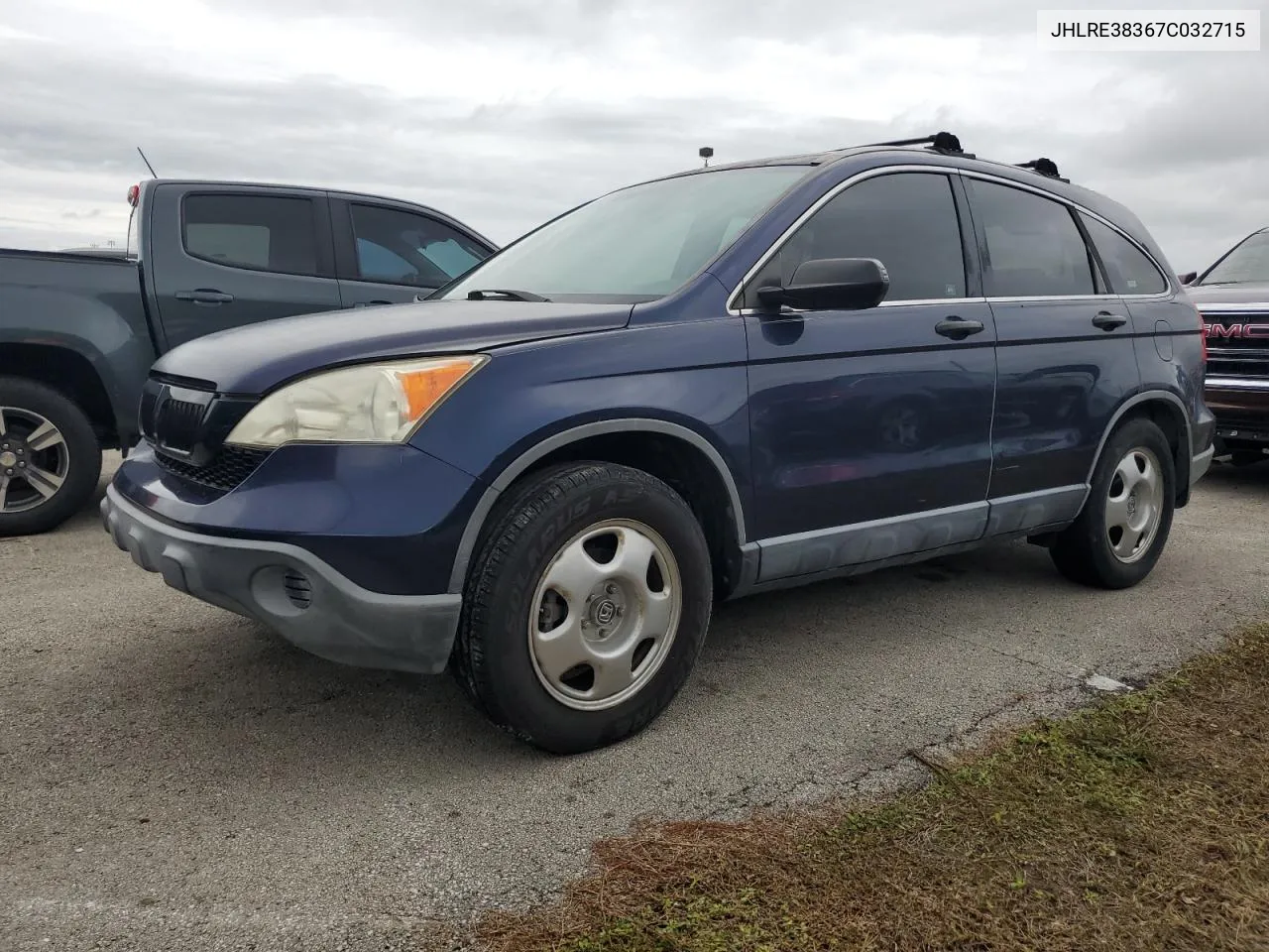 2007 Honda Cr-V Lx VIN: JHLRE38367C032715 Lot: 74054754