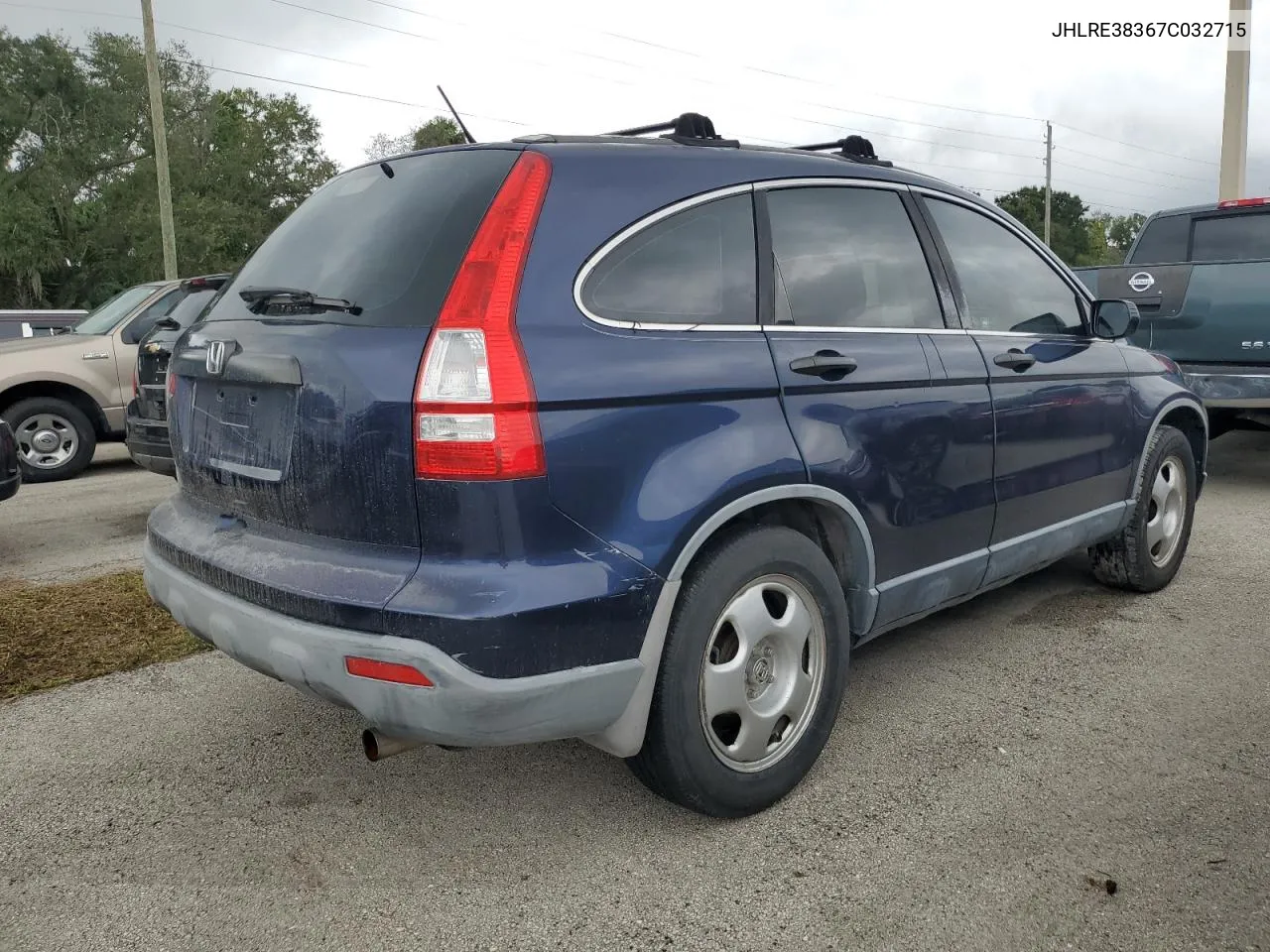 2007 Honda Cr-V Lx VIN: JHLRE38367C032715 Lot: 74054754