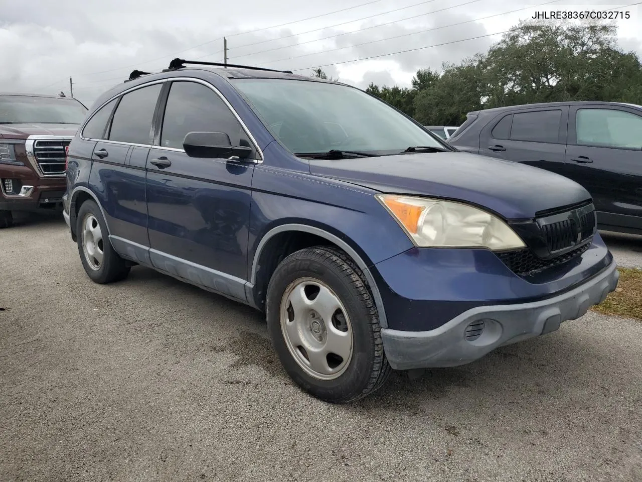 2007 Honda Cr-V Lx VIN: JHLRE38367C032715 Lot: 74054754