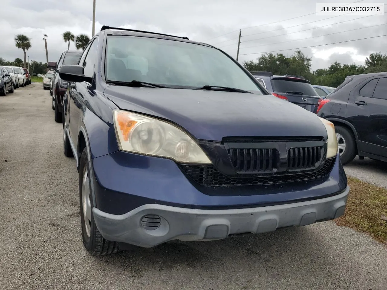 2007 Honda Cr-V Lx VIN: JHLRE38367C032715 Lot: 74054754