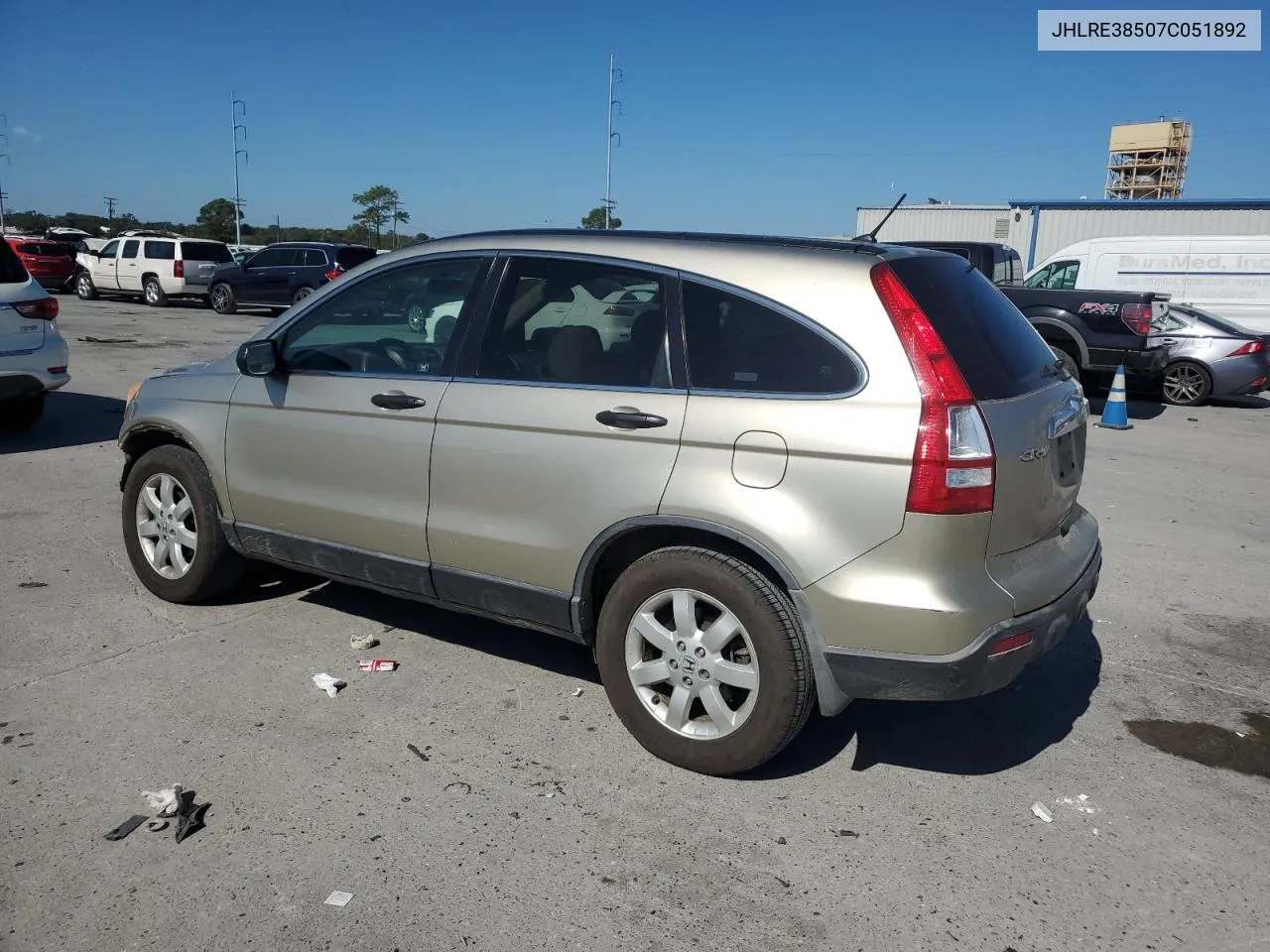 2007 Honda Cr-V Ex VIN: JHLRE38507C051892 Lot: 74218774