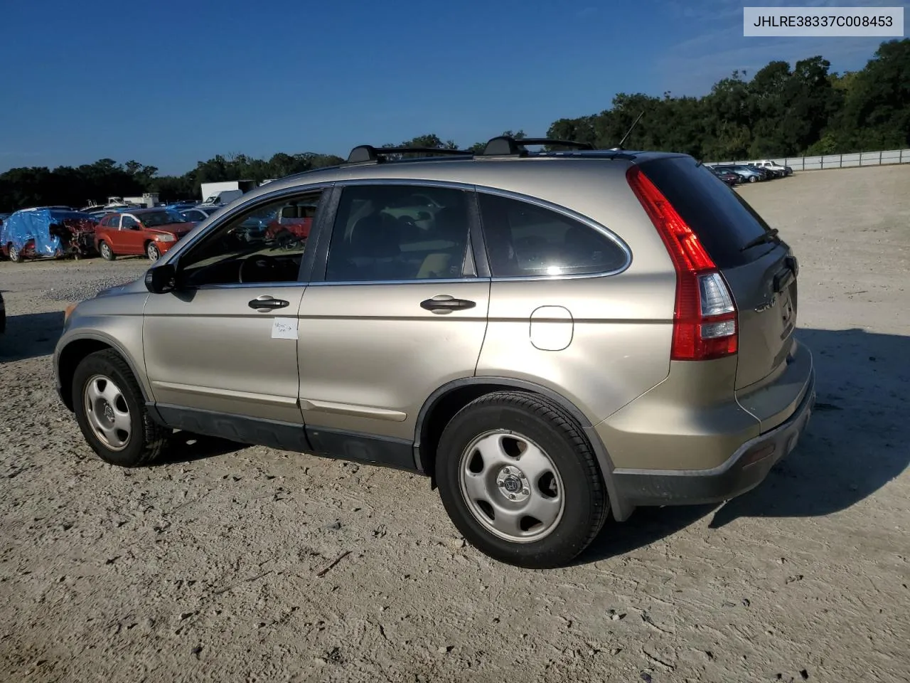 JHLRE38337C008453 2007 Honda Cr-V Lx