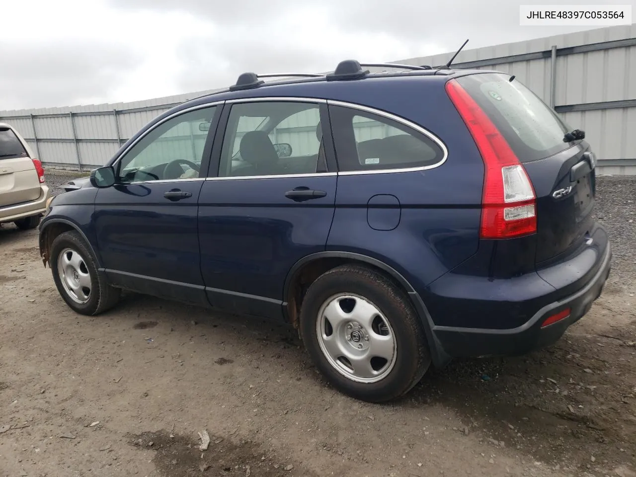 2007 Honda Cr-V Lx VIN: JHLRE48397C053564 Lot: 74336824