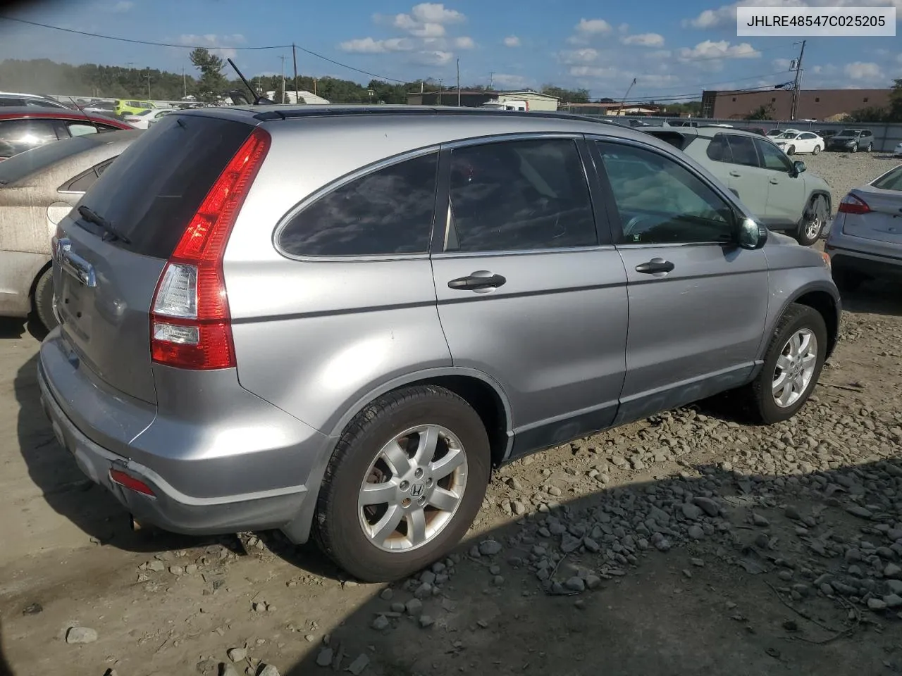 JHLRE48547C025205 2007 Honda Cr-V Ex