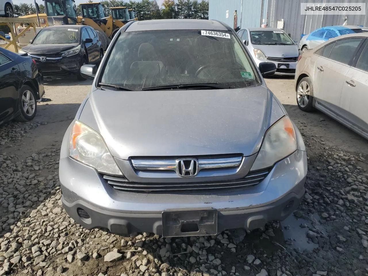 2007 Honda Cr-V Ex VIN: JHLRE48547C025205 Lot: 74636354