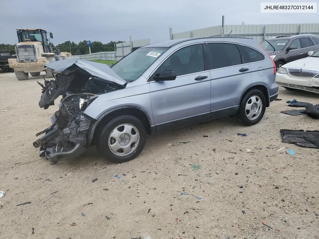 2007 Honda Cr-V Lx VIN: JHLRE48327C012144 Lot: 74641204