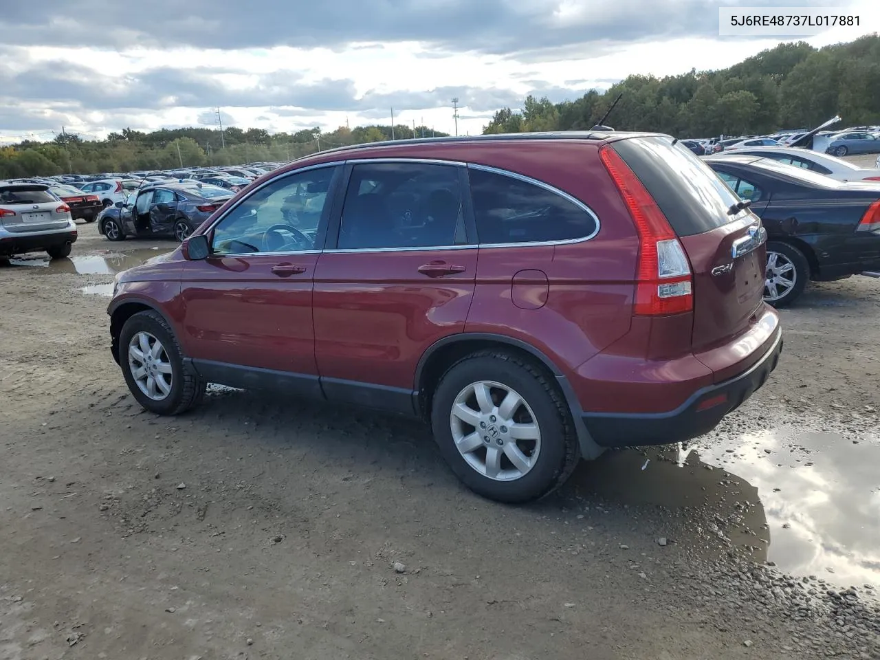 2007 Honda Cr-V Exl VIN: 5J6RE48737L017881 Lot: 74669954