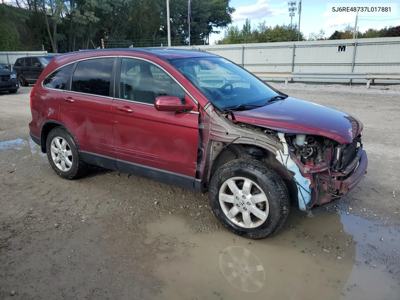 5J6RE48737L017881 2007 Honda Cr-V Exl