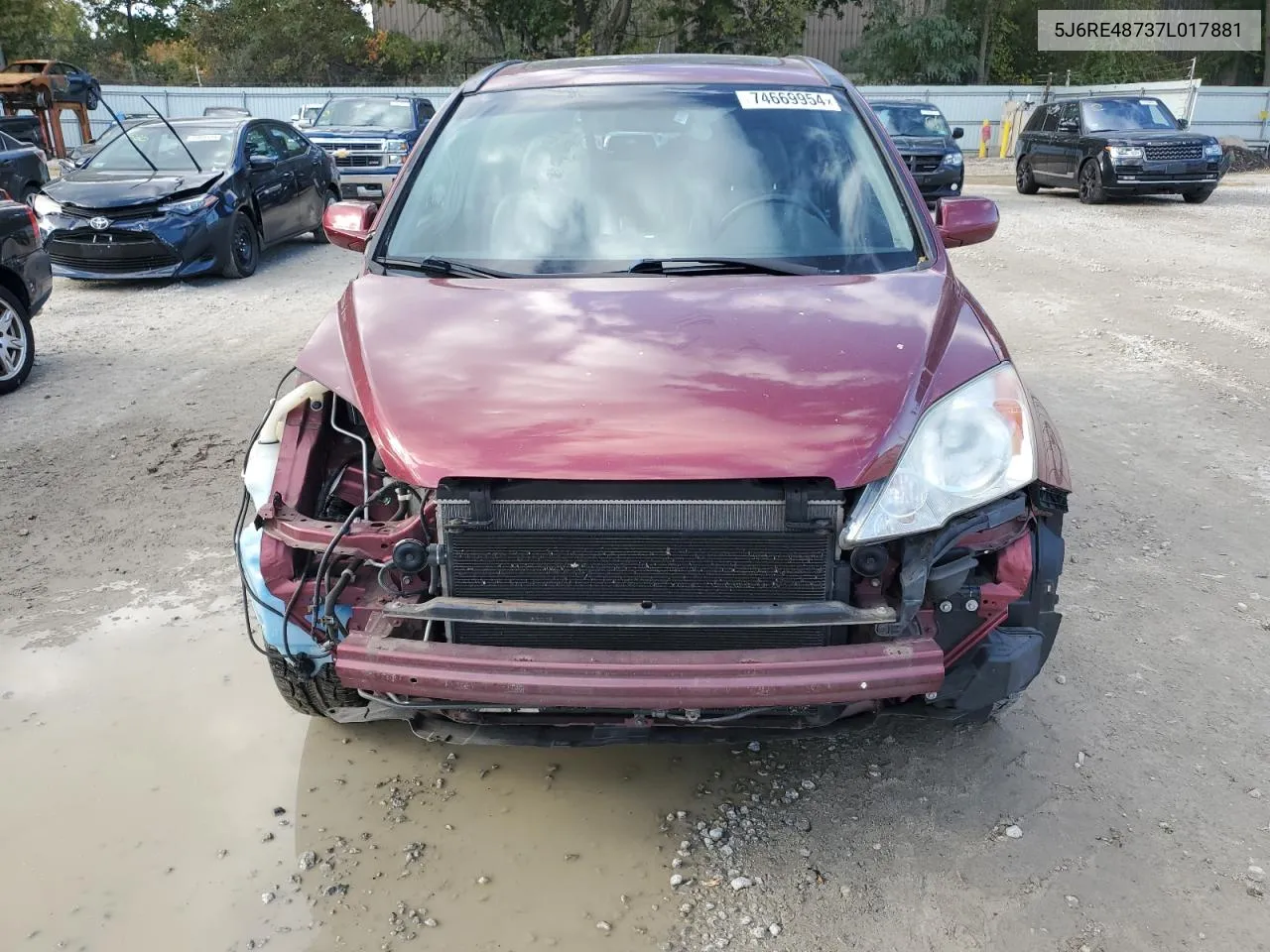 5J6RE48737L017881 2007 Honda Cr-V Exl