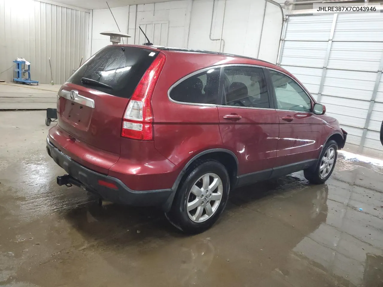 2007 Honda Cr-V Exl VIN: JHLRE387X7C043946 Lot: 74727734