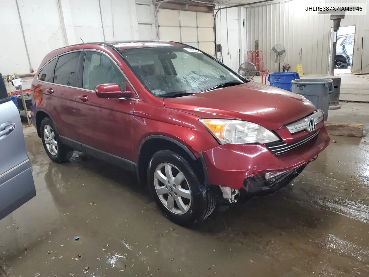 2007 Honda Cr-V Exl VIN: JHLRE387X7C043946 Lot: 74727734