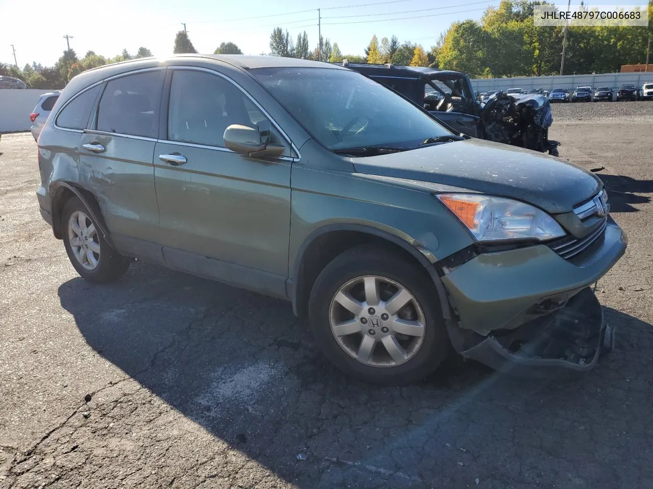 2007 Honda Cr-V Exl VIN: JHLRE48797C006683 Lot: 74858354