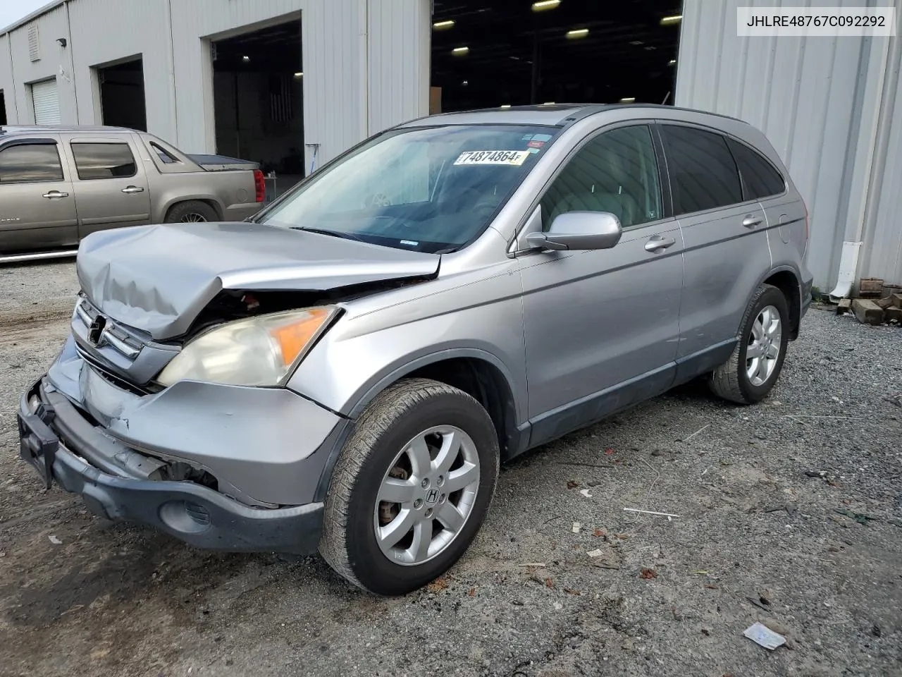 JHLRE48767C092292 2007 Honda Cr-V Exl