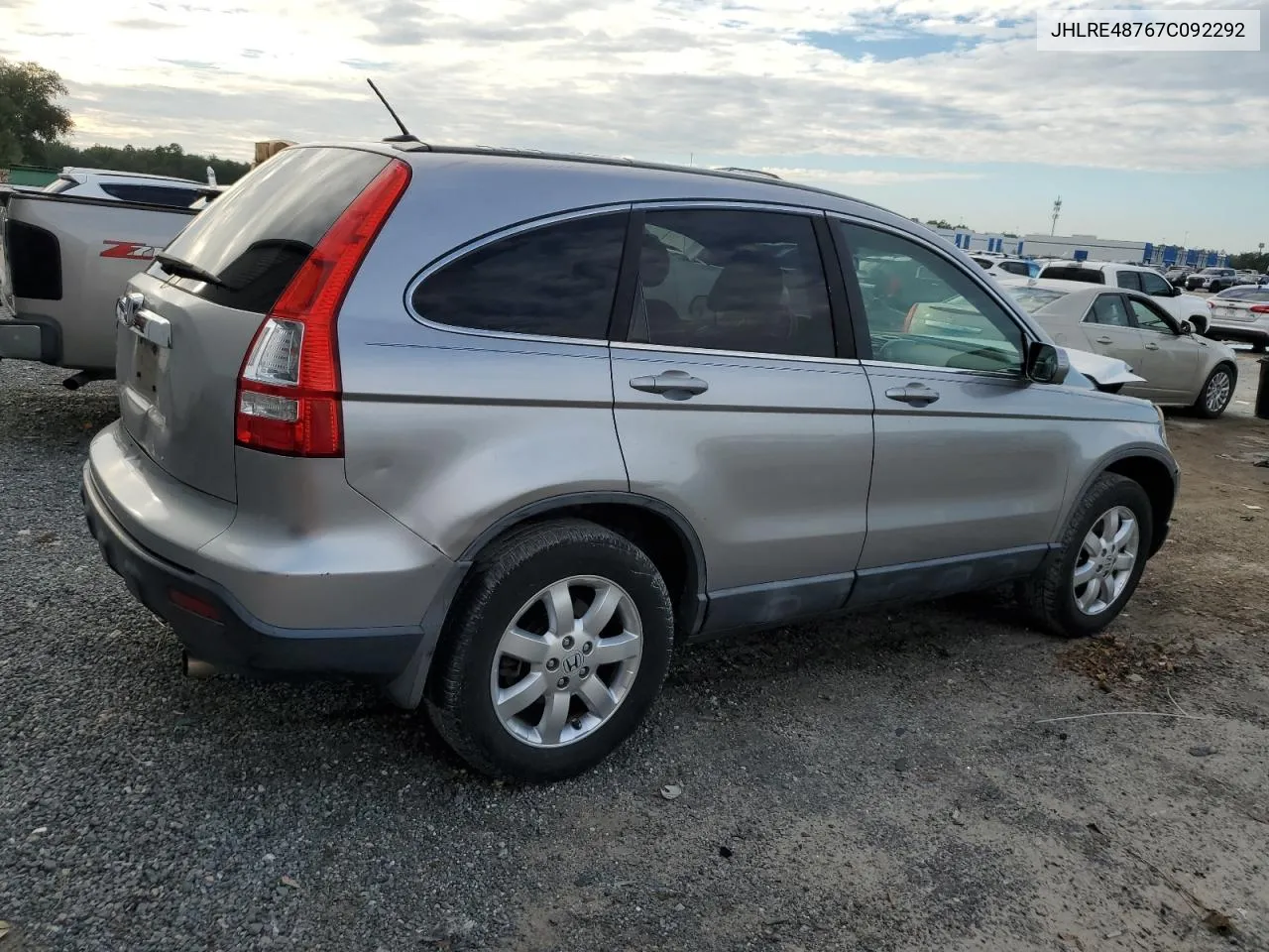 2007 Honda Cr-V Exl VIN: JHLRE48767C092292 Lot: 74874864