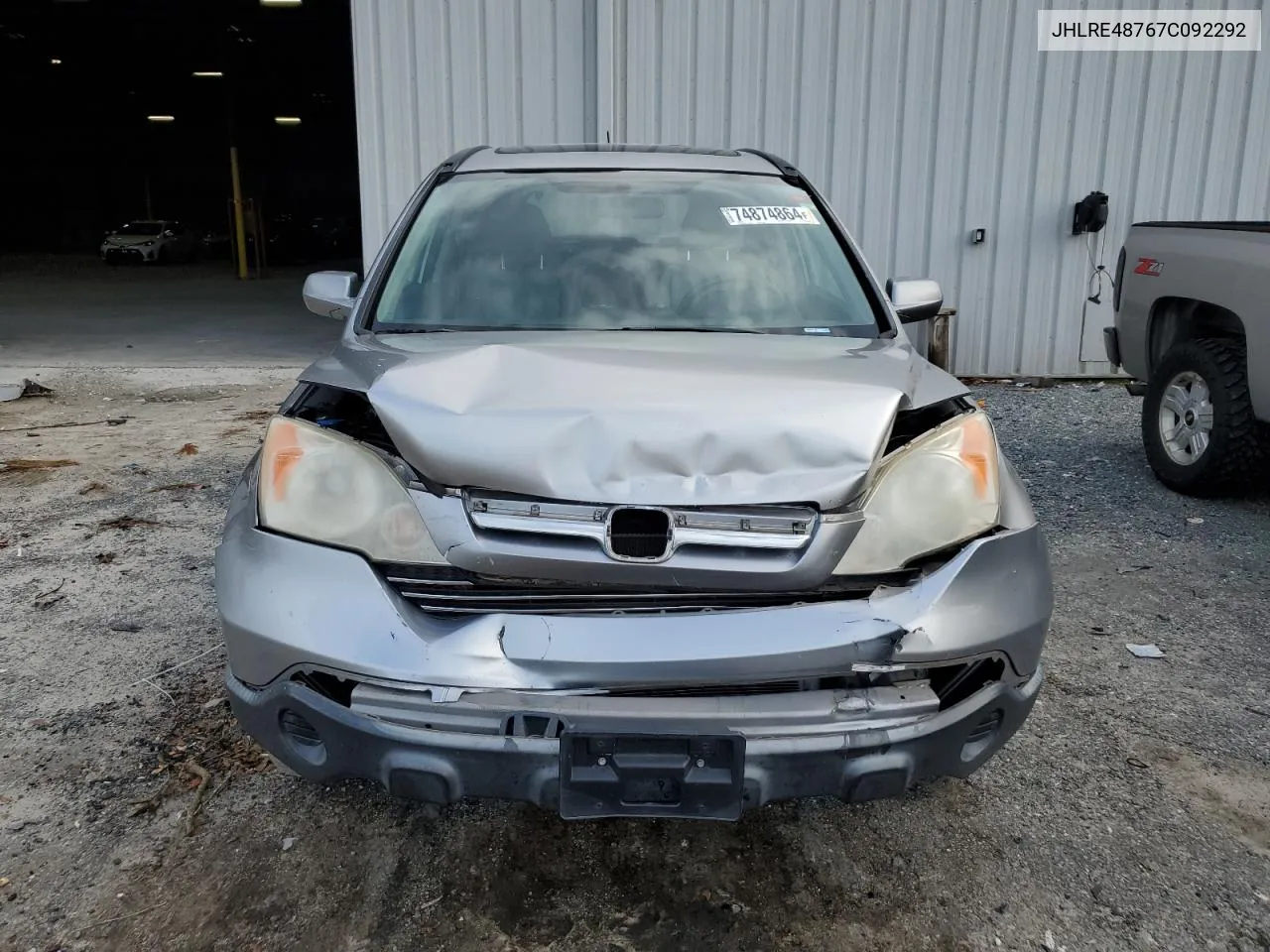 JHLRE48767C092292 2007 Honda Cr-V Exl