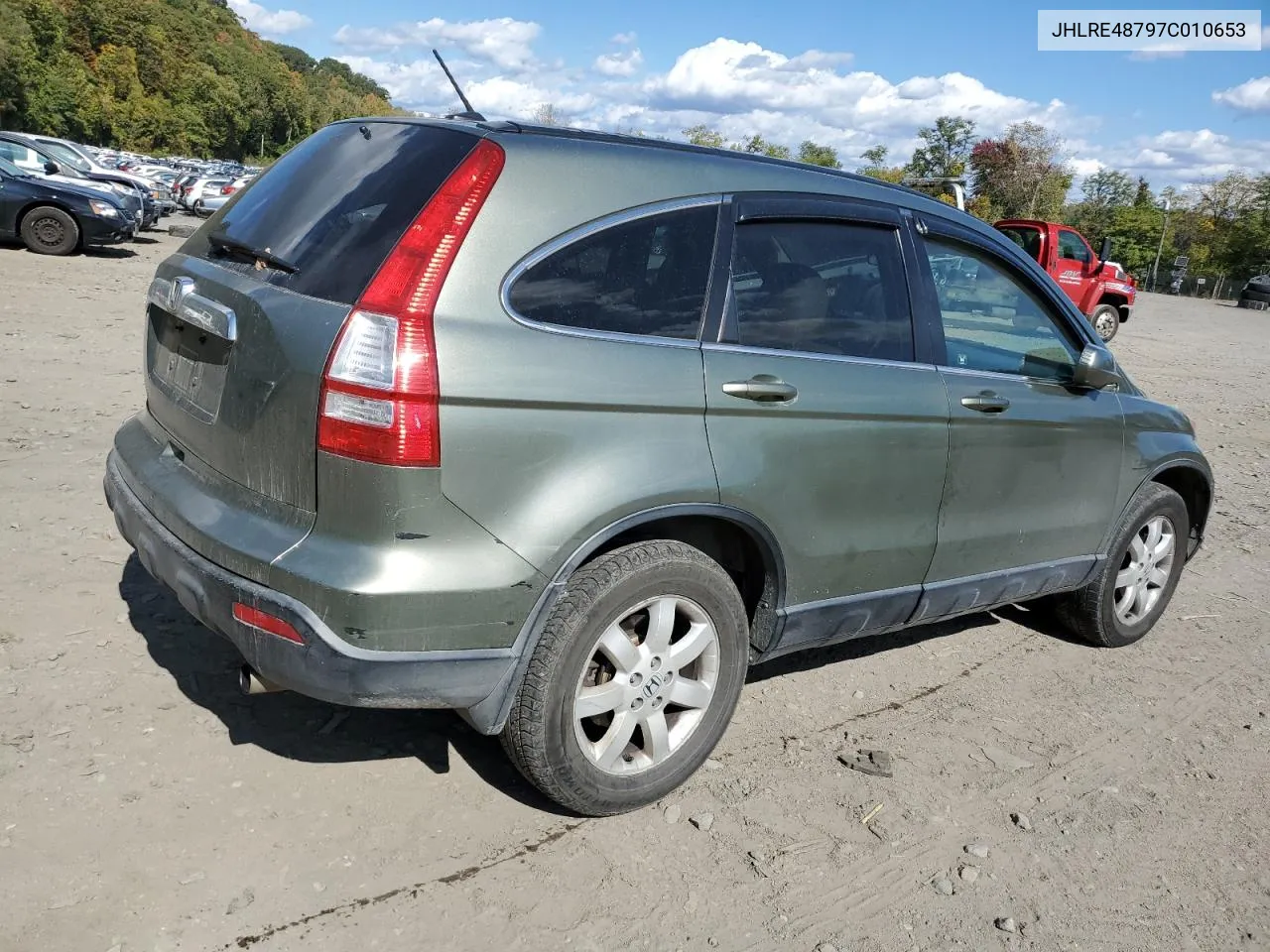 2007 Honda Cr-V Exl VIN: JHLRE48797C010653 Lot: 74884784