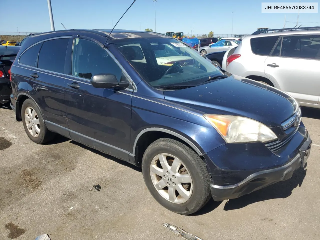 2007 Honda Cr-V Ex VIN: JHLRE48557C083744 Lot: 74903774