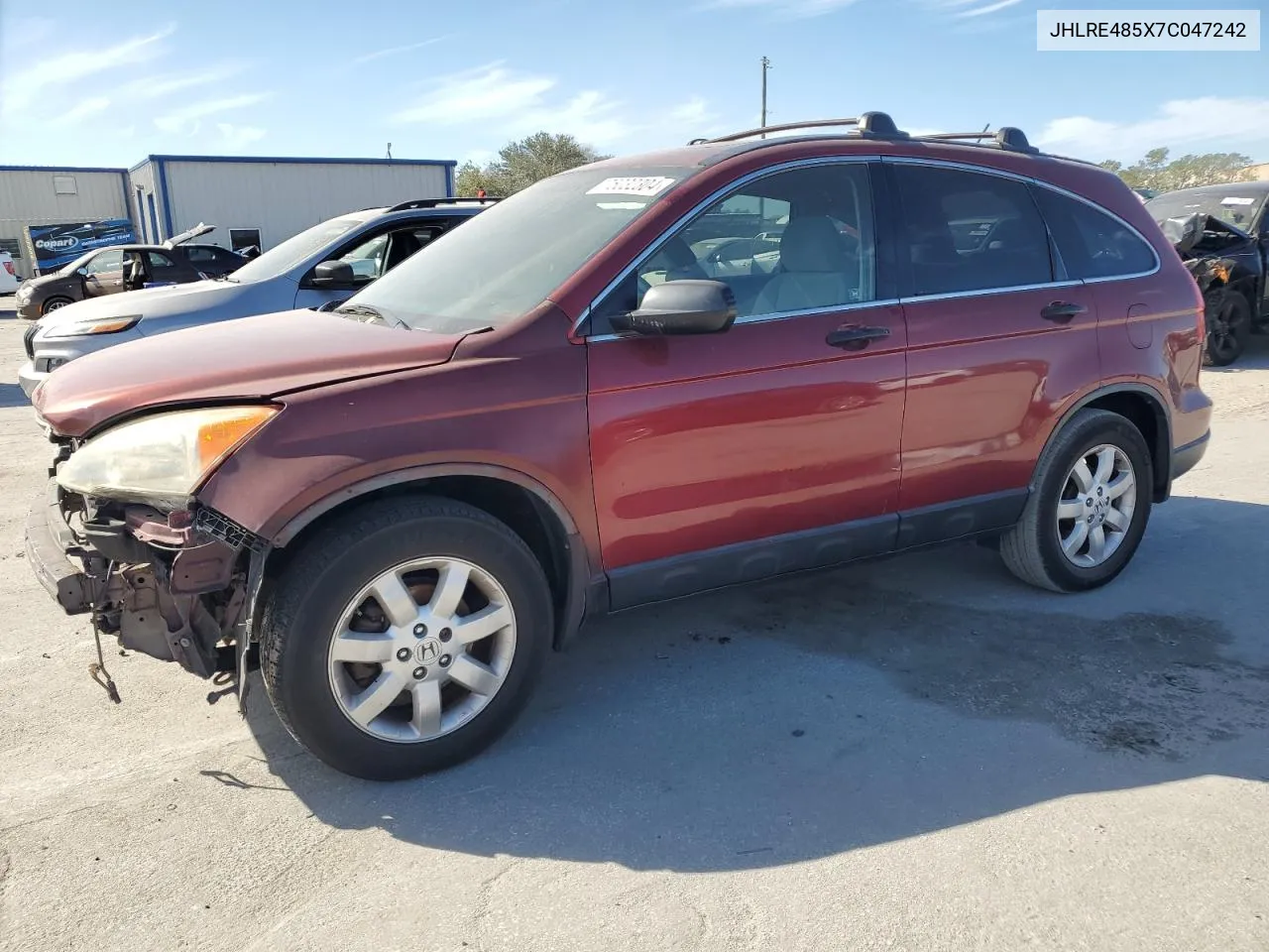 JHLRE485X7C047242 2007 Honda Cr-V Ex